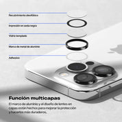 Protector de Cámara Ringke Lens Frame iPhone 15 Pro Max (instalador) - Ringke - Protector de cámara6 - 3 - 3 / PCRCLIPH15PM - BCKDastore