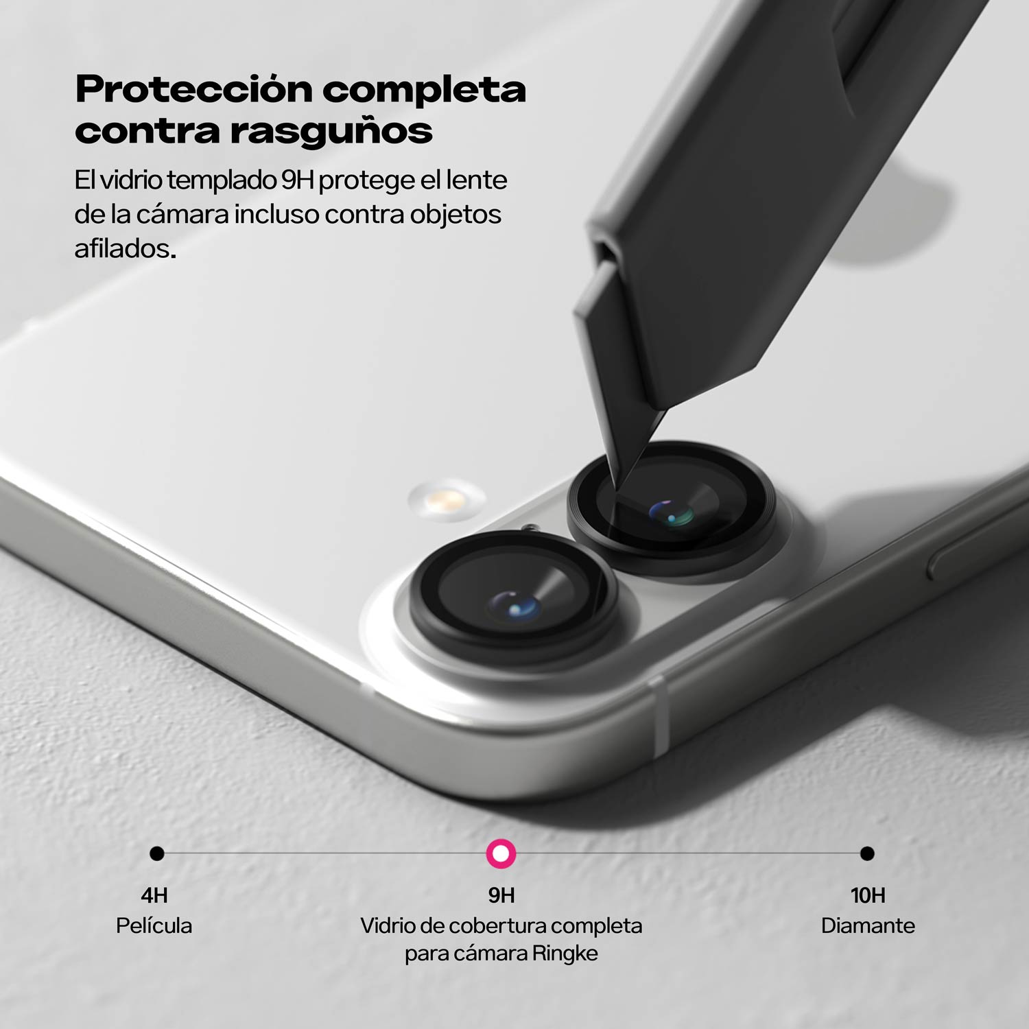 Protector de Cámara Ringke Lens Frame iPhone 16 Plus / iPhone 16 (instalador) - Ringke - Protector de cámara5 - 8 - 9 / PCRCLIPH16 - BCKDastore