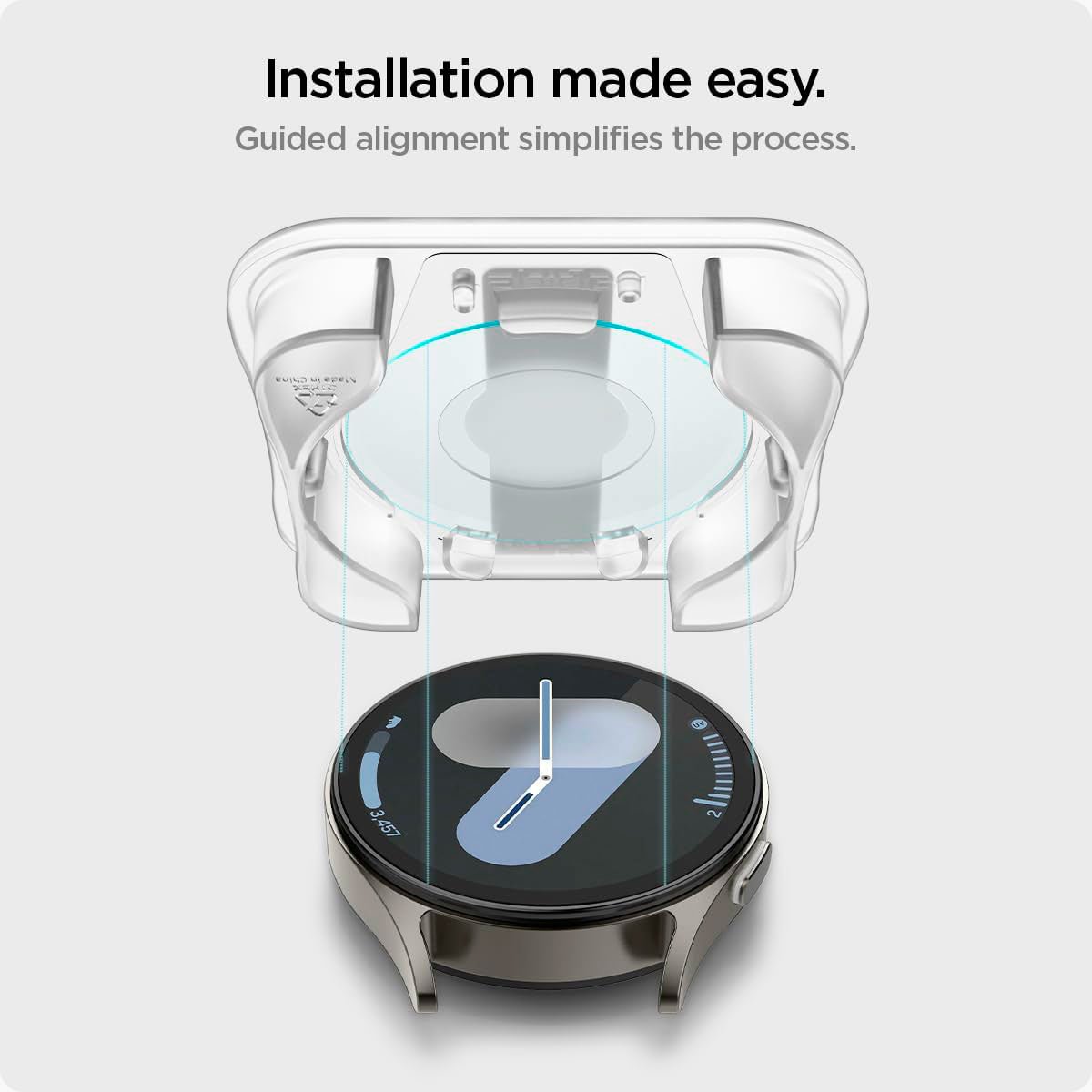 Protector de Pantalla Spigen EZ FIT GLAS.tR Galaxy Watch7 (44MM) 2 UND - Spigen - Protector de pantalla6 - 7 - 11 / SEZFITGLASGW744MM2UNDDastore