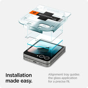 Protector de pantalla Spigen EZ FIT GLAS.tR Galaxy Z Flip6 / Z Flip 5 (Contiene 2 Unidades) - Spigen - Protector de pantalla7 - 3 - 2 / PSEZFITGLASGZF6Z52UDastore