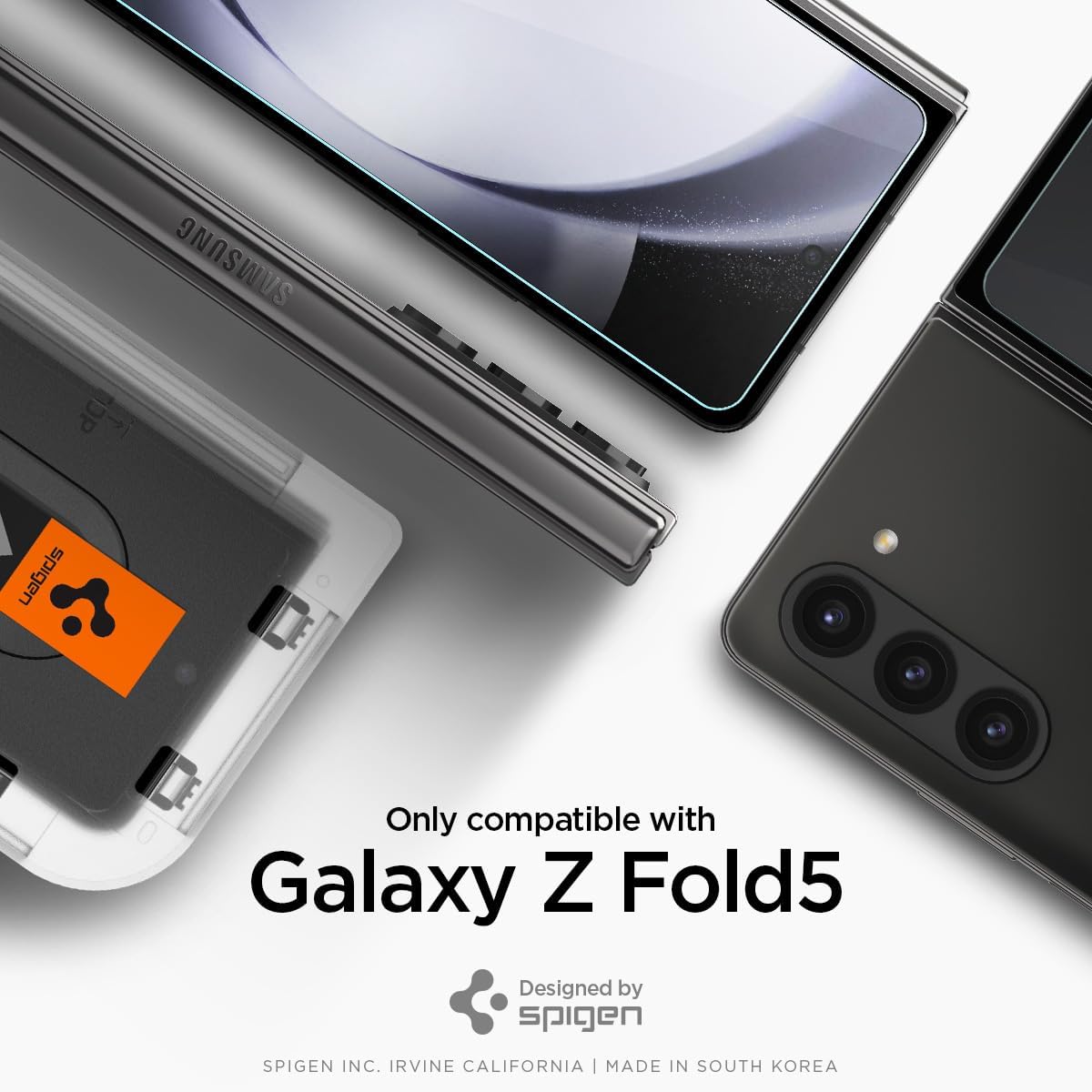 Protector de pantalla Spigen EZ FIT GLAS.tR Galaxy Z Fold 5 (Contiene 2 Unidades) - Spigen - Protector de pantalla7 - 1 - 5 / PSEZFITGLASGZFOLD5Dastore
