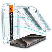 Protector de pantalla Spigen EZ FIT GLAS.tR S.P. iPhone 15 Pro Max (2 UND) - Spigen - Protector de pantalla7 - 8 - 4 / PPSEFIPH15PM2UDastore