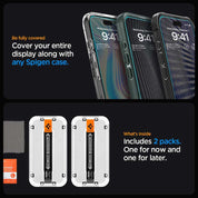 Protector de pantalla Spigen EZ FIT GLAS.tR S.P. iPhone 15 Pro Max (2 UND) - Spigen - Protector de pantalla7 - 8 - 4 / PPSEFIPH15PM2UDastore