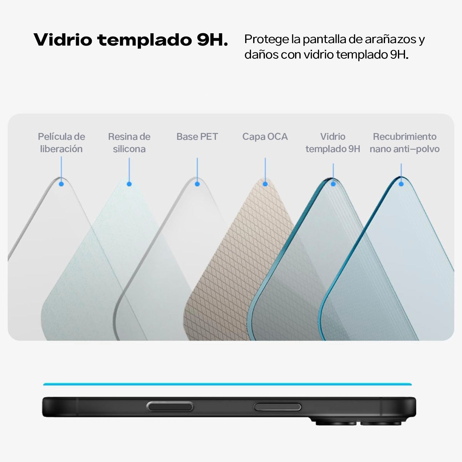 Protector de pantalla Spigen EZ FIT GLAS.tR S.P. iPhone 16 / iPhone 15 (2 UND) - Spigen - Protector de pantalla7 - 3 - 5 / PPSEFIPH162UDastore