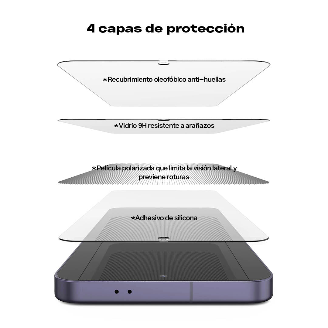 Protector de Pantalla Vidrio Ringke Anti - espía Galaxy S24 (Instalador) 2 Und - Ringke - Protector de pantalla7 - 3 - 7 / MRESPTGS24Dastore