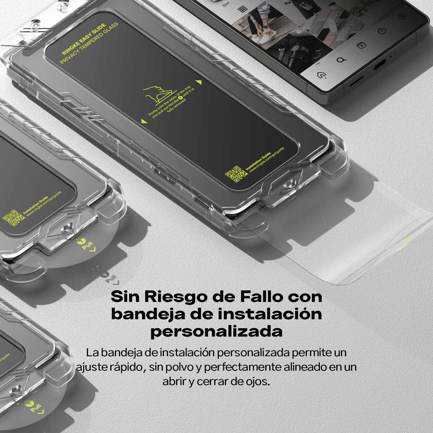 Protector de Pantalla Vidrio Ringke Anti - espía Galaxy S25 Ultra (Instalador) 2 UND - Ringke - Protector de pantalla7 - 4 - 3 / PPVRAGS25U - 2UNDDastore