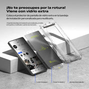 Protector de Pantalla Vidrio Ringke Anti - espía Galaxy S25 Ultra (Instalador) 2 UND - Ringke - Protector de pantalla7 - 4 - 3 / PPVRAGS25U - 2UNDDastore
