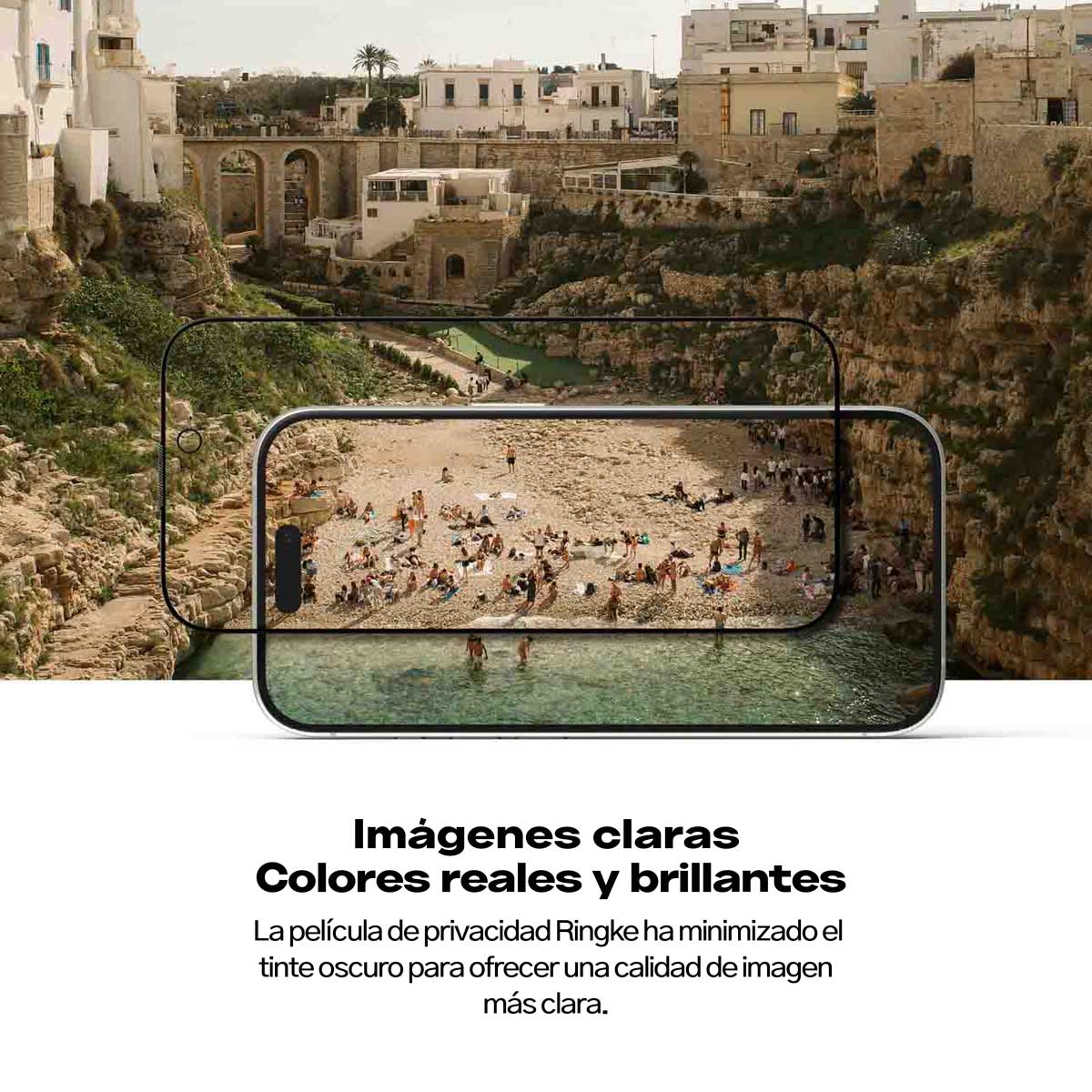 Protector de Pantalla Vidrio Ringke Easy Slide Anti - espía iPhone 16 Pro Max (Instalador) 2 UND - Ringke - Protector de pantalla7 - 5 - 2 / MRESPIPH16PMDastore