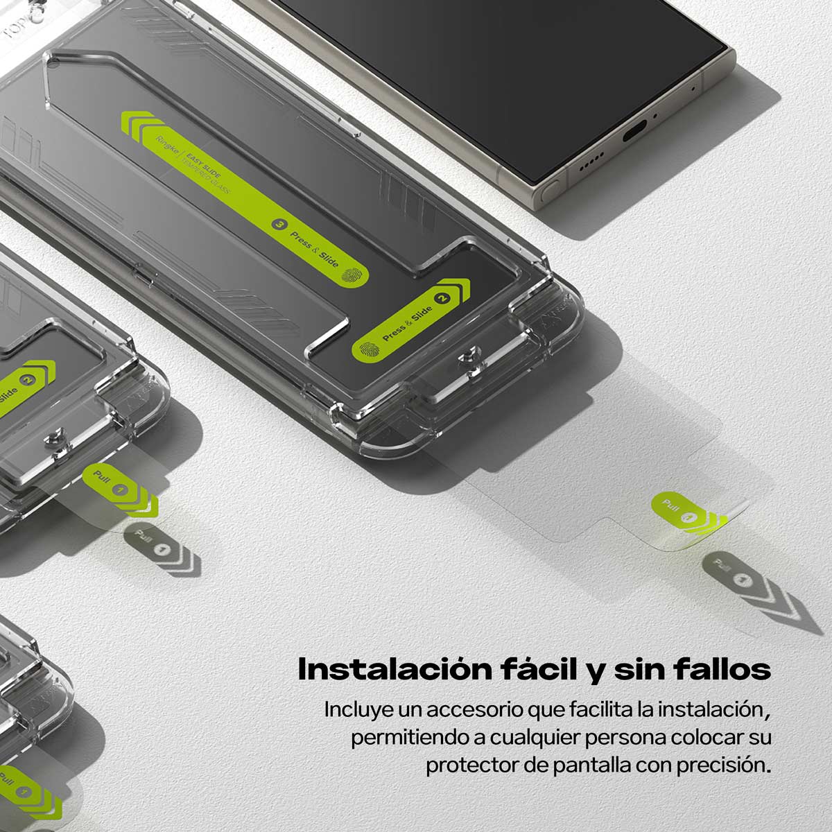 Protector de Pantalla Vidrio Ringke Easy Slide Galaxy S24 Ultra (Instalador) 2 UND - Ringke - Protector de pantalla7 - 5 - 3 / PPESGS24UI2UNDDastore