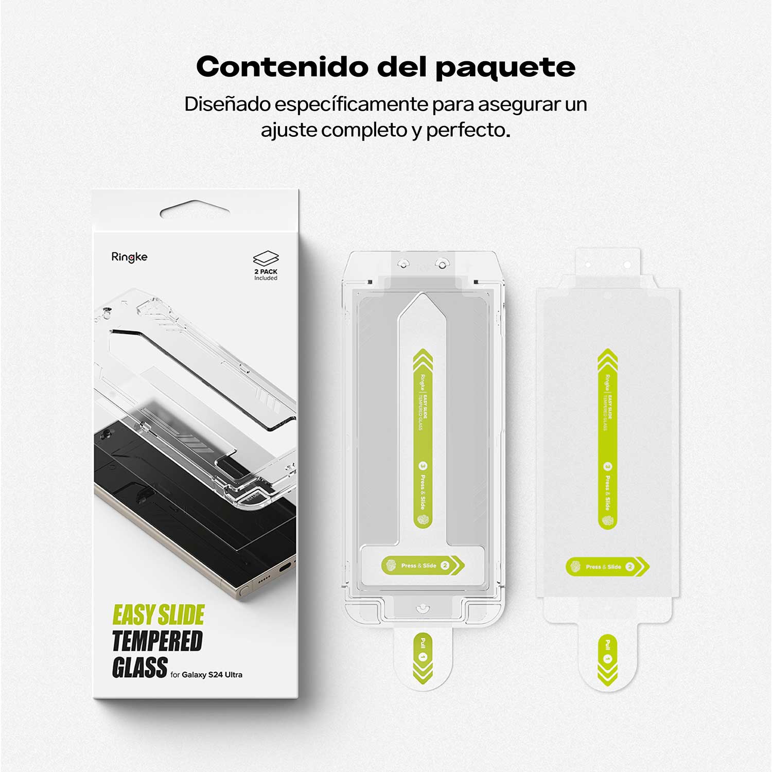Protector de Pantalla Vidrio Ringke Easy Slide Galaxy S24 Ultra (Instalador) 2 UND - Ringke - Protector de pantalla7 - 5 - 3 / PPESGS24UI2UNDDastore