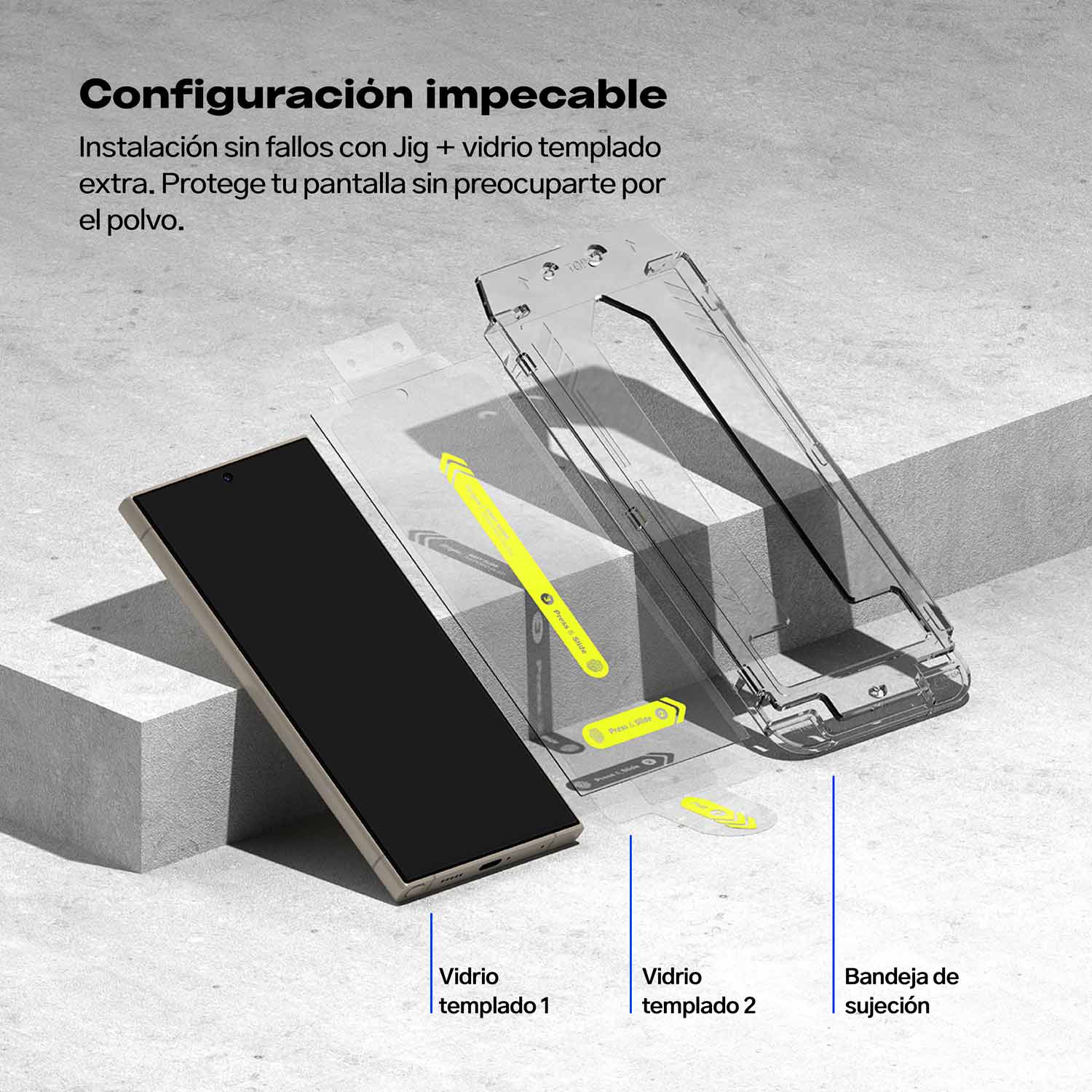 Protector de Pantalla Vidrio Ringke Easy Slide Galaxy S24 Ultra (Instalador) 2 UND - Ringke - Protector de pantalla7 - 5 - 3 / PPESGS24UI2UNDDastore