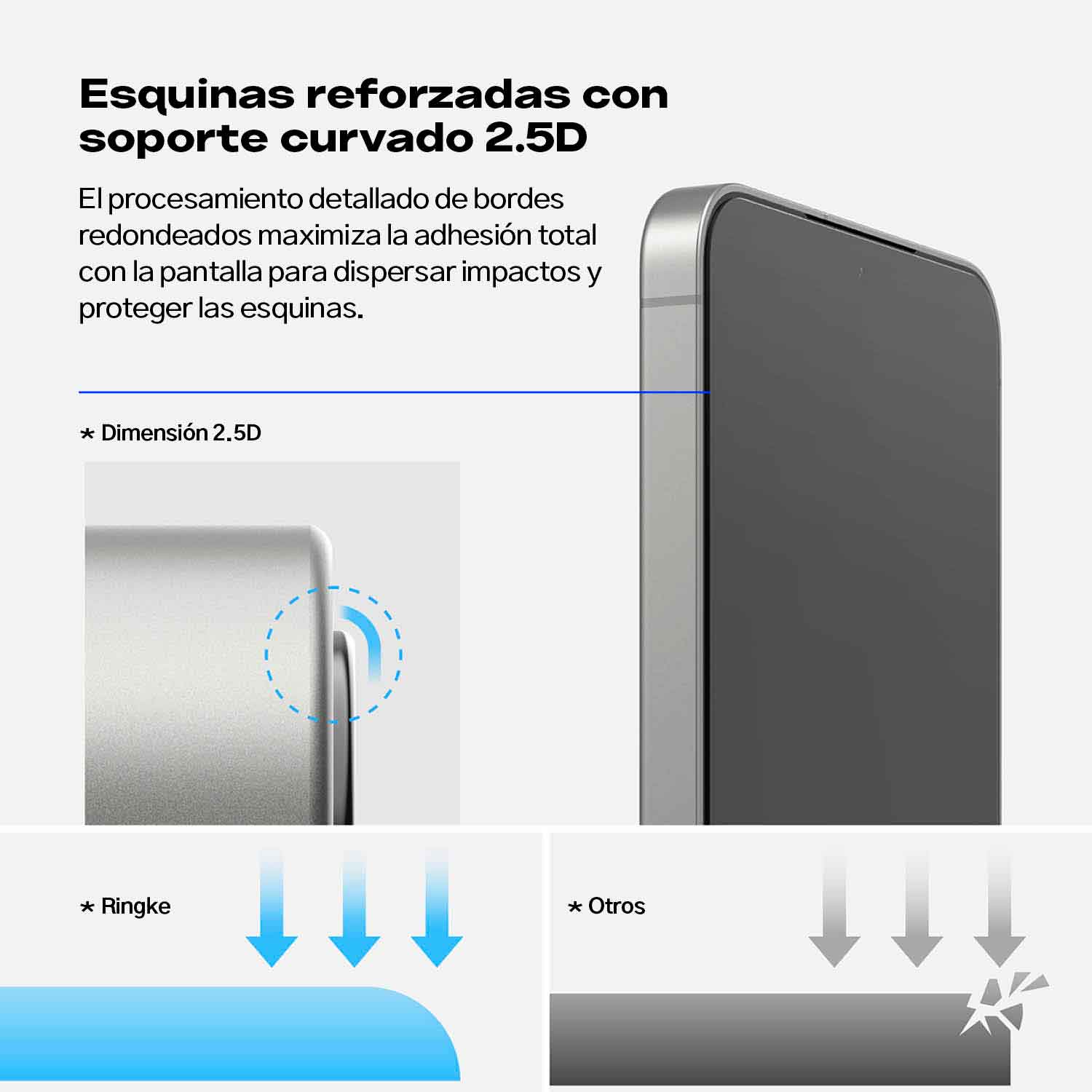 Protector de Pantalla Vidrio Ringke Galaxy S25 Plus / S24 Plus (Instalador) 2 UND - Ringke - Protector de pantalla7 - 3 - 7 / PPVRGS25P2 - UNDDastore