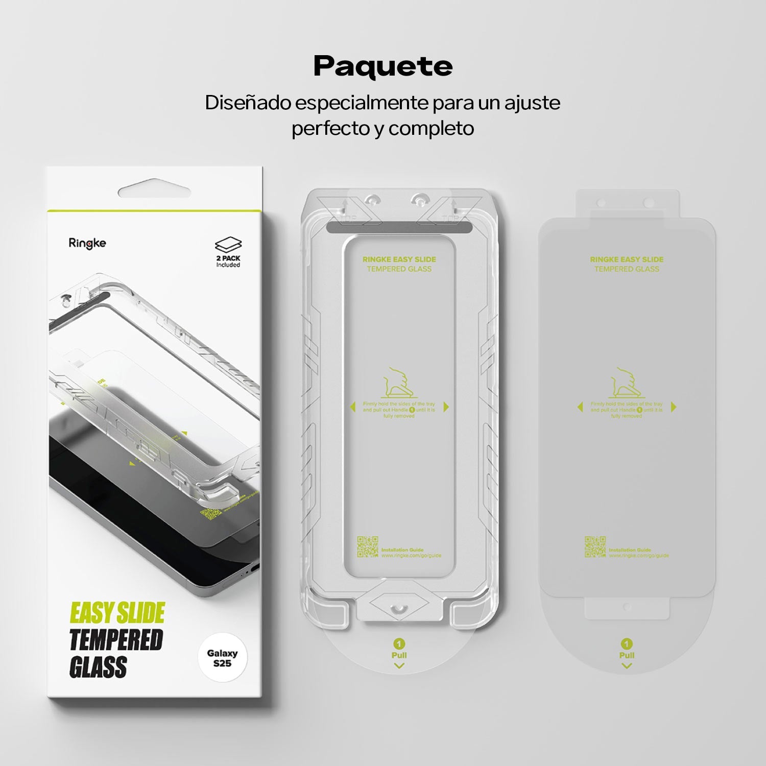 Protector de Pantalla Vidrio Ringke Galaxy S25 / S24 (Instalador) 2 UND - Ringke - Protector de pantalla7 - 3 - 6 / PPVRGS25 - 2UNDDastore
