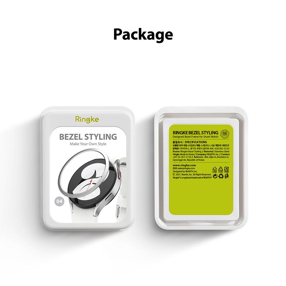 Ringke Bezel Styling Galaxy Watch 5 / 4 (44MM) Silver - Ringke - Funda Galaxy Watch11 - 1 - 2 / CRBSGW4 - 44 - 01Dastore