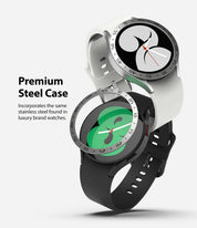 Ringke Bezel Styling Galaxy Watch 5 / 4 (44MM) Silver - Ringke - Funda Galaxy Watch11 - 1 - 2 / CRBSGW4 - 44 - 01Dastore