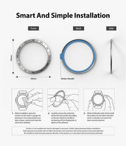 Ringke Bezel Styling Galaxy Watch 5 / 4 (44MM) Silver - Ringke - Funda Galaxy Watch11 - 1 - 2 / CRBSGW4 - 44 - 01Dastore