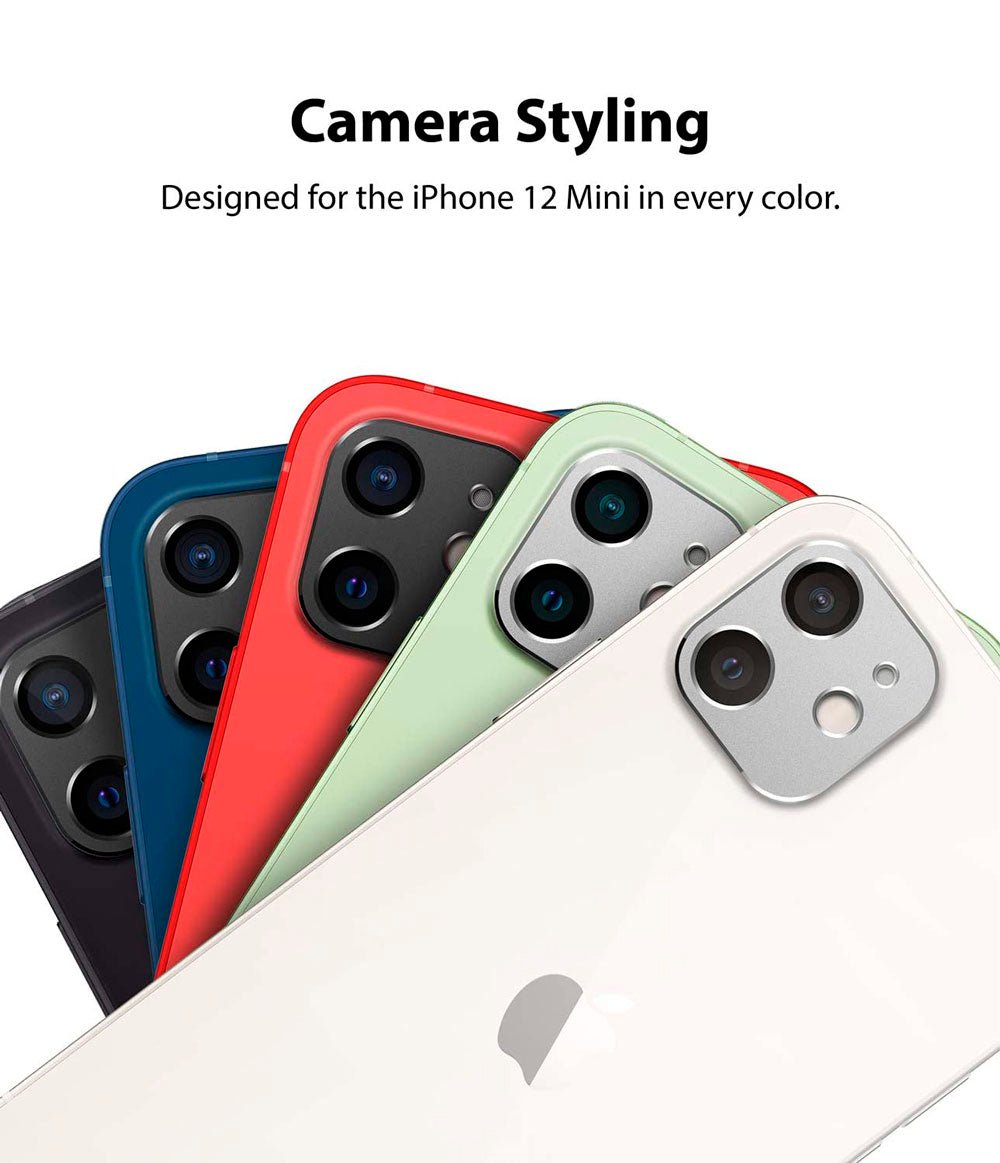 Ringke Camera Styling iPhone 12 mini (Aluminio) - Ringke - Protector de cámara11 - 1 - 2 / RCSI12MBDastore