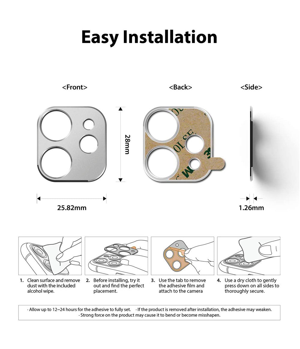 Ringke Camera Styling iPhone 12 mini (Aluminio) - Ringke - Protector de cámara11 - 1 - 2 / RCSI12MSDastore