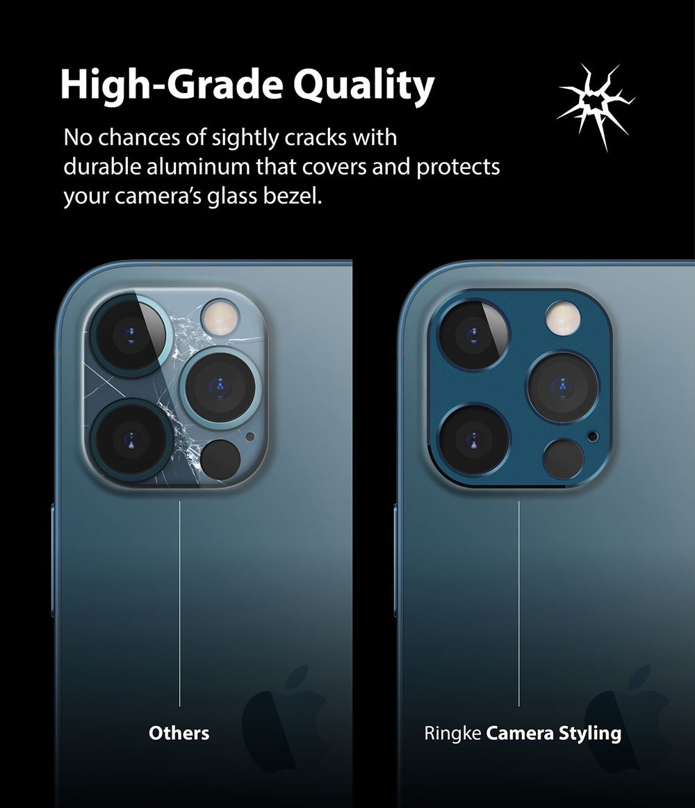 Ringke Camera Styling iPhone 12 Pro (Aluminio) - Ringke - Protector de cámara11 - 1 - 2 / LRCSI12PGDastore