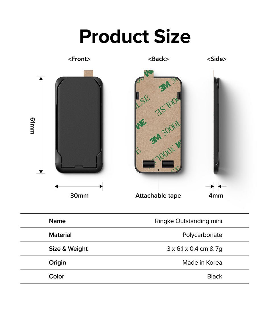 Ringke Outstanding Mini Parante para Celular - Ringke - 6 - 3 - 10 / PROMC - BCKDastore