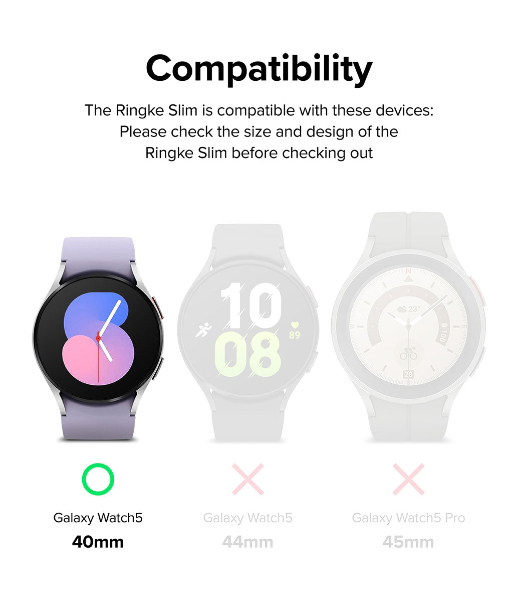 Ringke Slim Galaxy Watch 5 (40MM) - Ringke - Funda Galaxy Watch6 - 6 - 5 / CRSGW40MM - BCKDastore