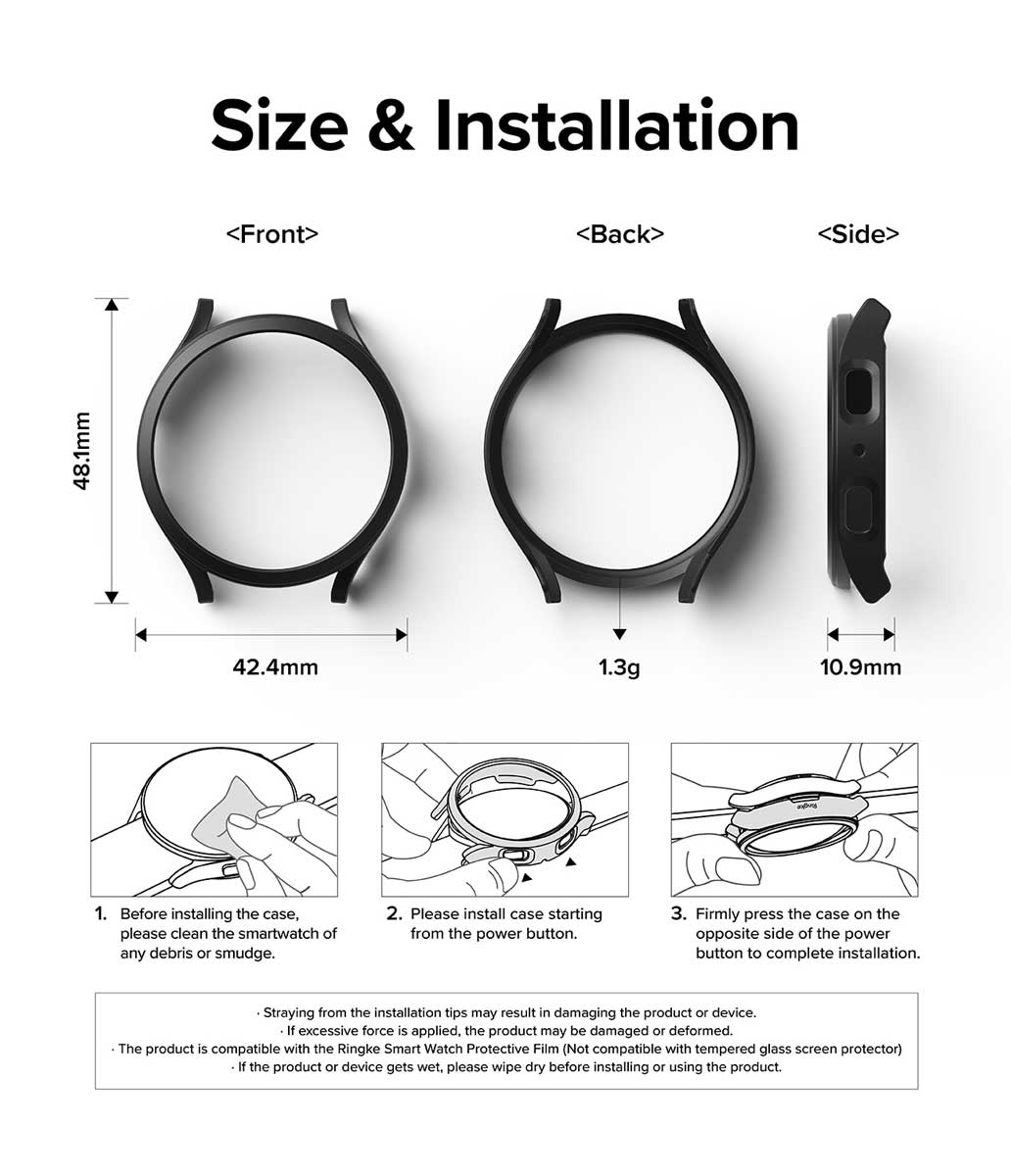 Ringke Slim Galaxy Watch 5 (40MM) - Ringke - Funda Galaxy Watch6 - 6 - 5 / CRSGW40MM - BCKDastore