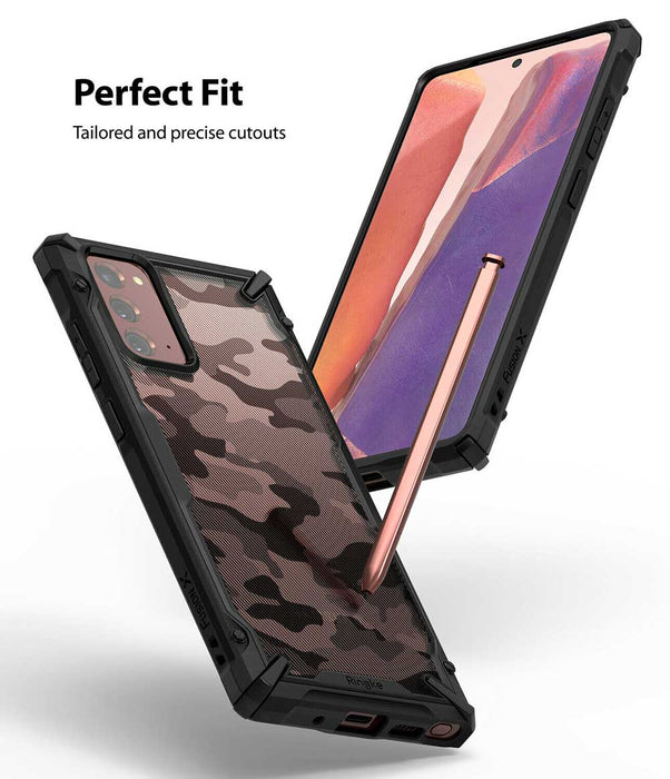 Case Ringke Fusion X Design Galaxy Note 20 - Camo Black (OPENBOX)