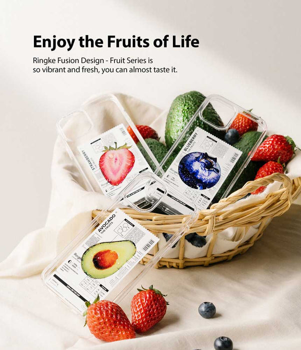Case Ringke Fusion Design Fruit iPhone 12 / 12 Pro - Avocado