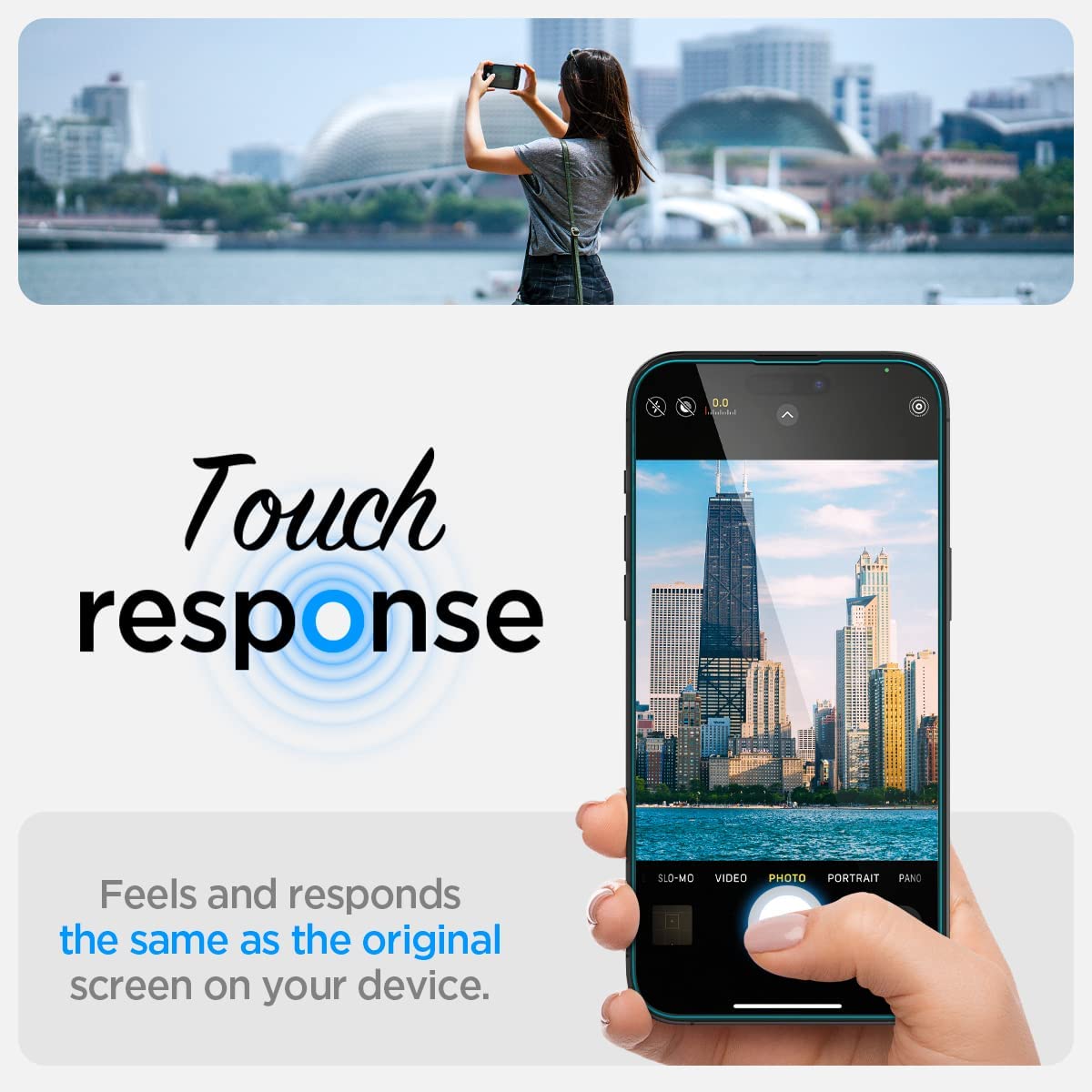 Spigen EZ FIT GLAS.tR iPhone 14 Pro (2 UND) - Spigen - Protector de pantalla7 - 6 - 8 / SEZFGTRSIPH14PDastore