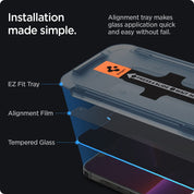 Spigen EZ FIT GLAS.tR Privacy iPhone 14 / iPhone 13 / iPhone 13 Pro (2 UND) - Spigen - Protector de pantalla/ SEZFGTRSIPH13PPVDastore
