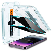 Spigen EZ FIT GLAS.tR Privacy iPhone 14 Pro Max (2 UND) - Spigen - Protector de pantalla/ GSEFPIPH14PMDastore