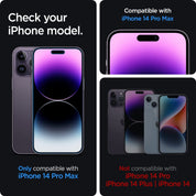 Spigen EZ FIT GLAS.tR Privacy iPhone 14 Pro Max (2 UND) - Spigen - Protector de pantalla/ GSEFPIPH14PMDastore