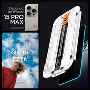 Spigen EZ FIT GLAS.tR Privacy iPhone 15 Pro Max (2 UND) - Spigen - Protector de pantalla7 - 8 - 5 / SEZFGTRSPIPH15PMDastore
