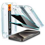 Spigen EZ FIT GLAS.tR Privacy iPhone 15 Pro Max (2 UND) - Spigen - Protector de pantalla7 - 8 - 5 / SEZFGTRSPIPH15PMDastore