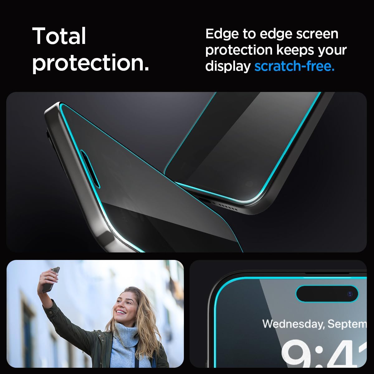 Spigen EZ FIT GLAS.tR Privacy iPhone 15 Pro Max (2 UND) - Spigen - Protector de pantalla7 - 8 - 5 / SEZFGTRSPIPH15PMDastore
