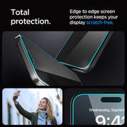 Spigen EZ FIT GLAS.tR Privacy iPhone 15 Pro Max (2 UND) - Spigen - Protector de pantalla7 - 8 - 5 / SEZFGTRSPIPH15PMDastore