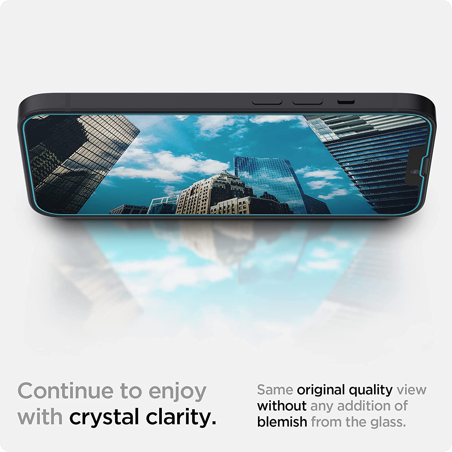 Spigen EZ FIT GLAS.tR SLIM iPhone 14 / iPhone 13 / iPhone 13 Pro (2 UND) - Spigen - Protector de pantalla/ GSEFIPH14Dastore