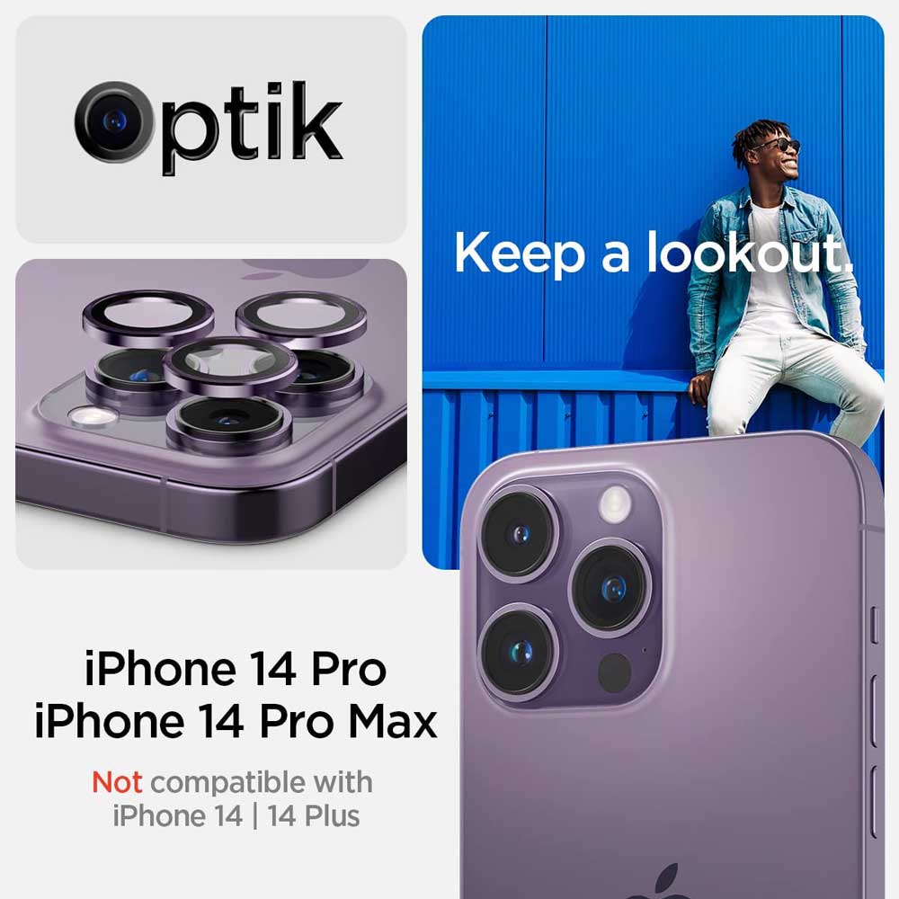 Spigen Protector de lente iPhone 16 Pro / iPhone 16 Pro Max / iPhone 15 Pro / iPhone 15 Pro Max / iPhone 14 Pro / iPhone 14 Pro Max (2 Pack) - Spigen - Protector de cámara6 - 3 - 12 / PCSEZFIPH15PM - DPDastore