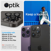 Spigen Protector de lente iPhone 16 Pro / iPhone 16 Pro Max / iPhone 15 Pro / iPhone 15 Pro Max / iPhone 14 Pro / iPhone 14 Pro Max (2 Pack) - Spigen - Protector de cámara7 - 1 - 3 / PCSEZFIPH15PM - BCKDastore