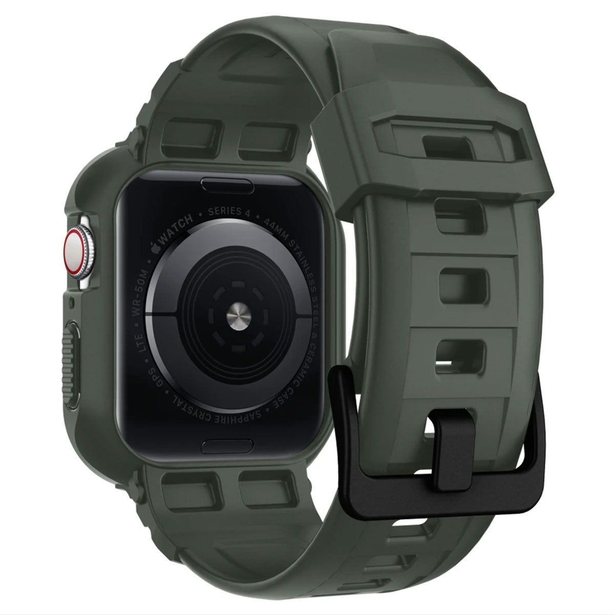 Spigen Rugged Armor Pro Apple Watch (Case + correa) 45mm / 44mm - Spigen - Funda Apple Watch/ CSRAPAW44MMMGDastore