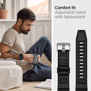 Spigen Rugged Armor Pro Apple Watch (Case + correa) 45mm / 44mm - Spigen - Funda Apple Watch8 - 1 - 5 / SPRUARPOAPW44M - BLDastore