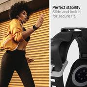 Spigen Rugged Armor Pro Apple Watch (Case + correa) 45mm / 44mm - Spigen - Funda Apple Watch8 - 1 - 5 / SPRUARPOAPW44M - BLDastore