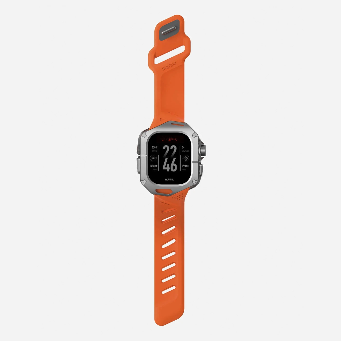 Case + Correa Aulumu A01 Titanium Apple Watch Ultra 1 / 2 / 3 (49mm) - Orange