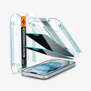 Protector de Pantalla Spigen EZ FIT GLAS.tR Privacy iPhone 15 (2 UND)