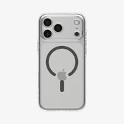 Case Spigen Crystal Hybrid iPhone 17 Pro (MagSafe) - Clear Graphite