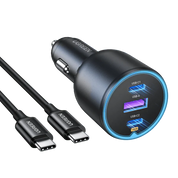 UGREEN EC705 - cargador de auto USB-C y USB-A 130W