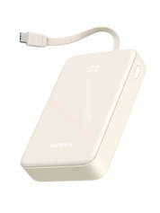 UGREEN 20000mAh 22.5W Power Bank Portable Battery with Built-in USB C Cable