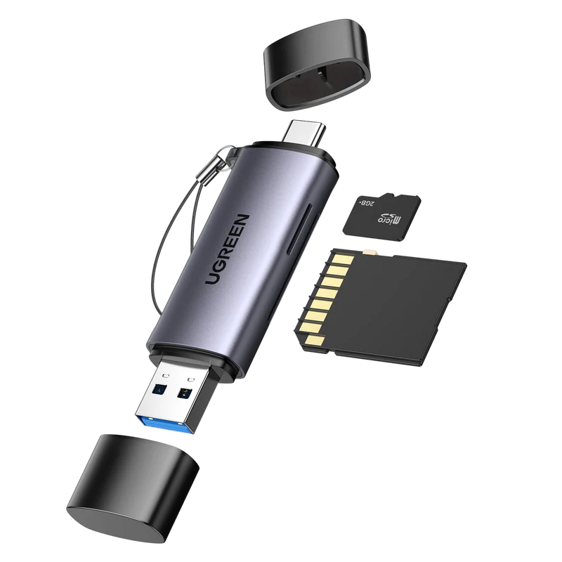 UGREEN Lector De Tarjetas SD / MicroSD USB-C y USB-A