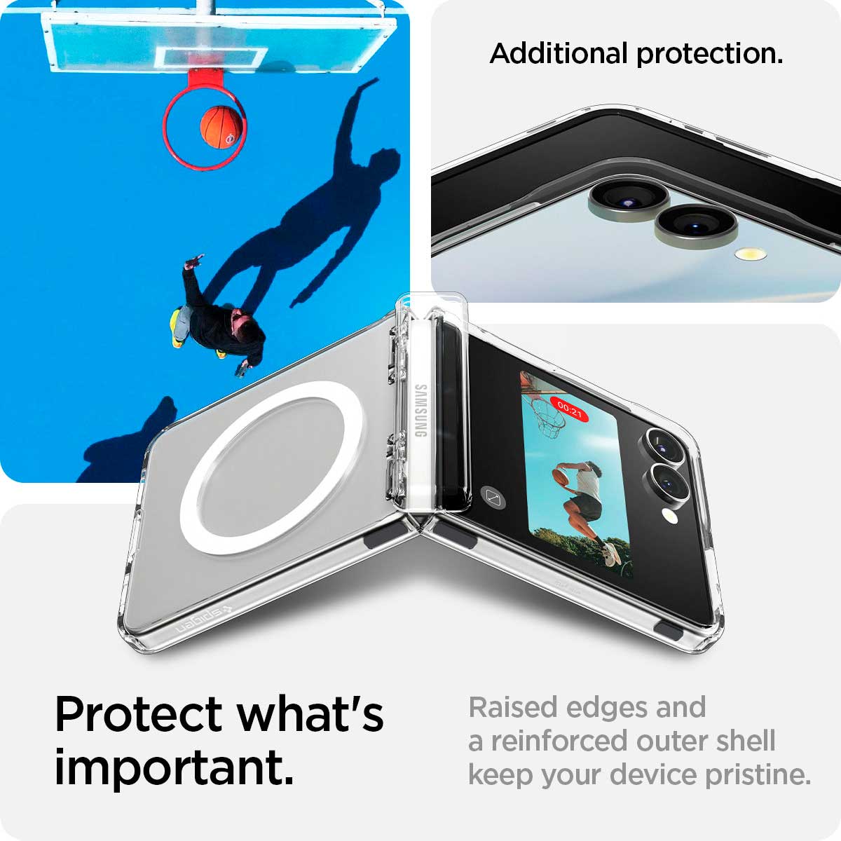 Case Spigen Ultra Hybrid Pro Galaxy Z Flip 7 (MagSafe)