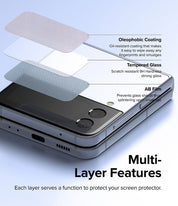 Vidrio Display Ringke Galaxy Z Flip 4 (Contiene 3 Unidades) - Ringke - Protector de pantalla11 - 1 - 2 / GRAPGGZFLIP4Dastore